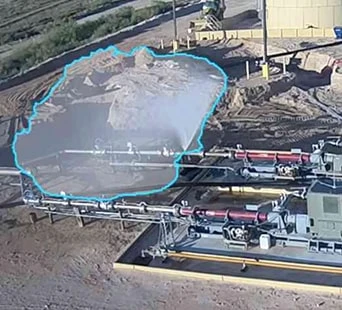 Well Pad Spray Release — spray detection overlay